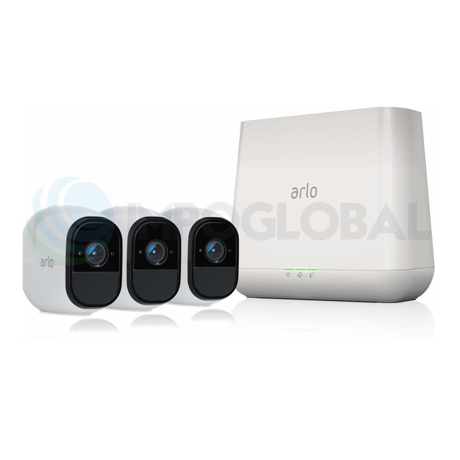 Sistema de seguridad Arlo Pro con tres cámaras – Impoglobal