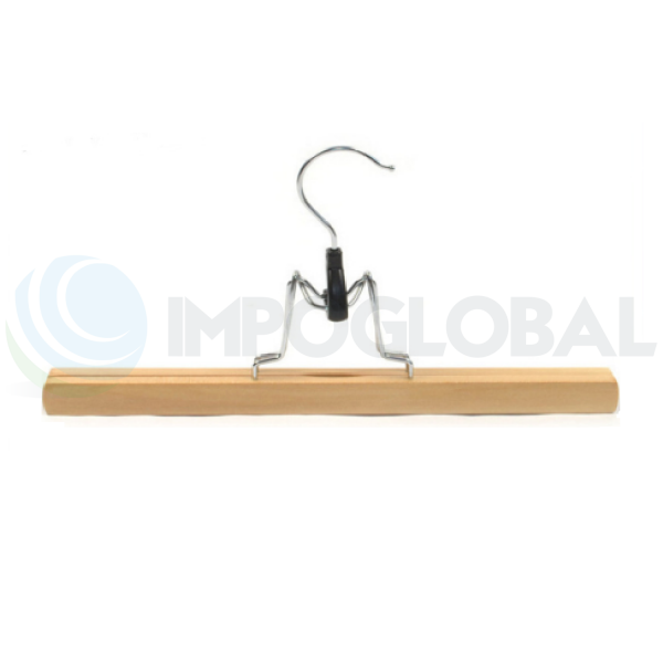 Colgador de ropa de madera, modelo 1